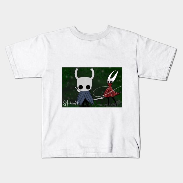 Hollow Knight, Hornet (Fan Art) Kids T-Shirt by GMICHAELSF